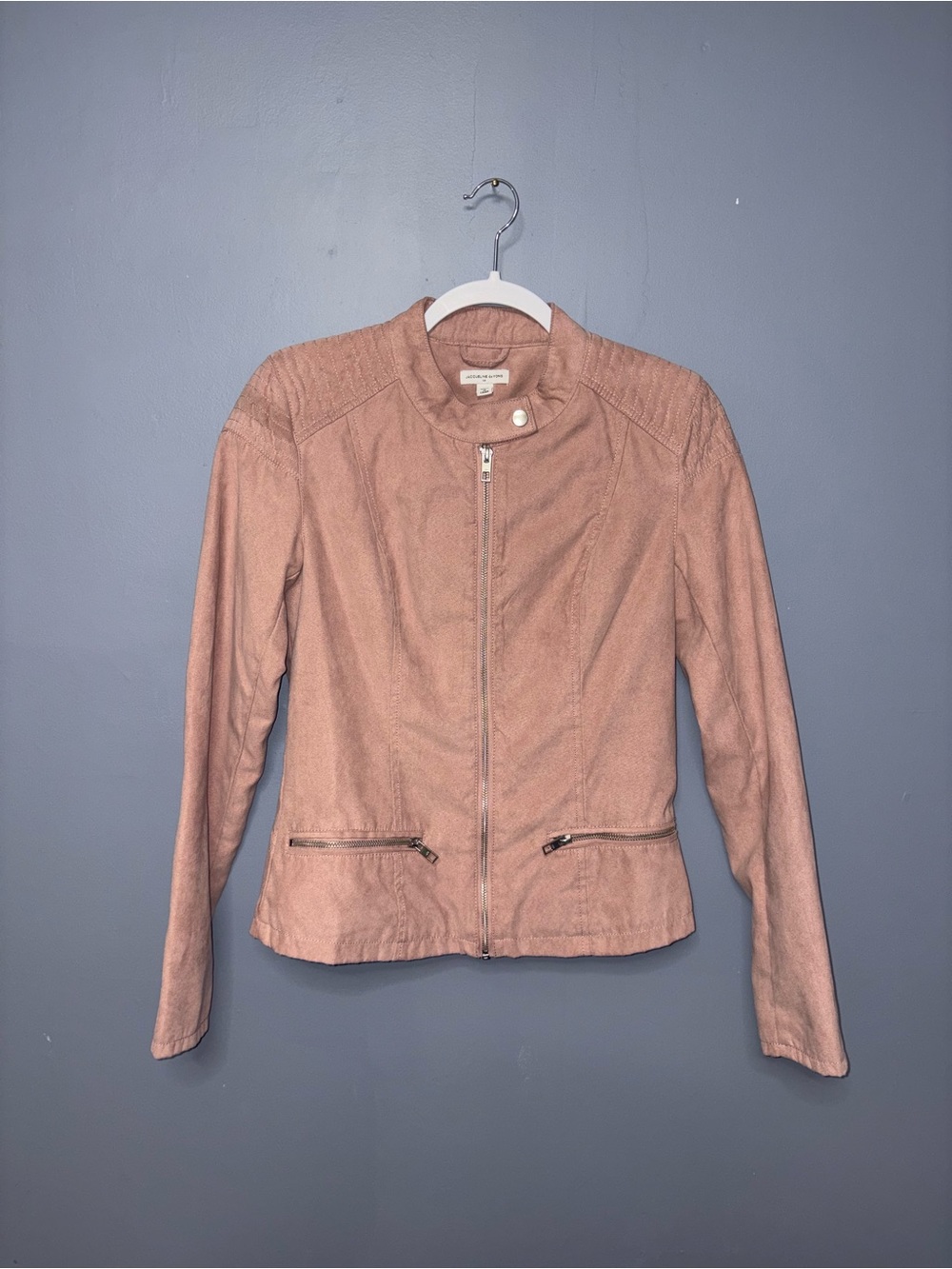 Jacqueline de Yong | Pink Bomber Jacket | Size 8